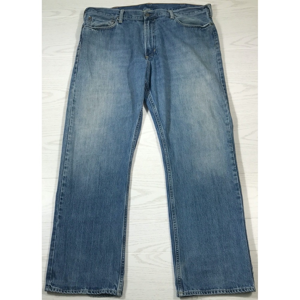 Polo Ralph Lauren 867 Jeans Men 40x32 Blue Denim Cotton Grunge Classic Fit Dad